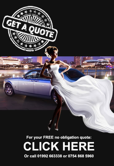 Get a quote for limo hire Kent