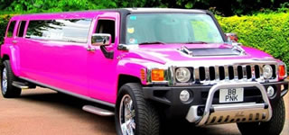 Pink Hummer H3 Limo Hire Kent