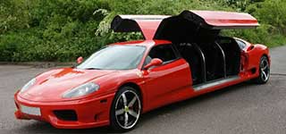 Ferrari limo Kent